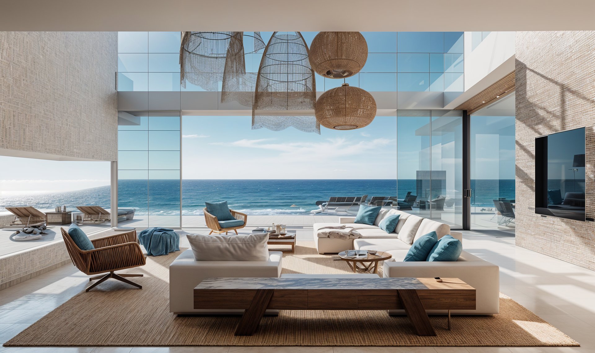 A refined residential interior by TERRĀ showing warm minimalism and material honesty, central to the studio's Cape Town residential design practice